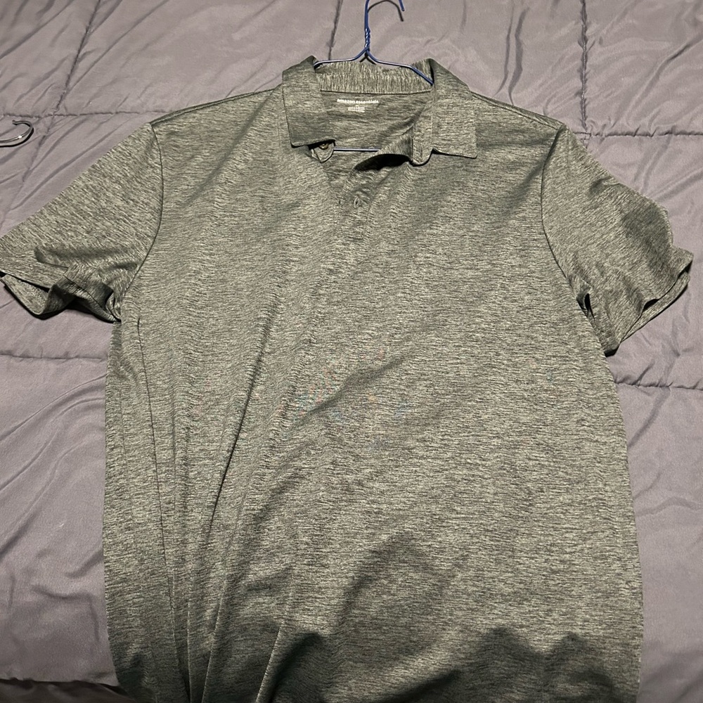 Polo greenish grey